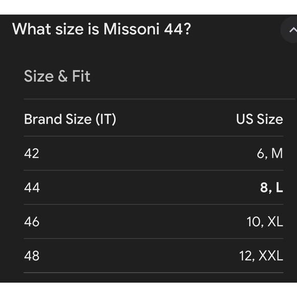 Missoni Cardigan Black & White Zig Zag Woven Open Front Long Sleeve size Large - Picture 10 of 10